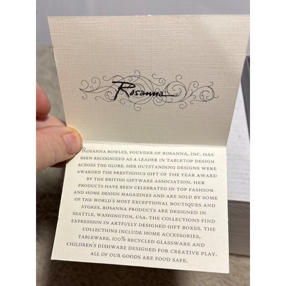 Rosanna Alphabet Studio Monogram "S" Small Tray With Original Box - Picture 5 of 10